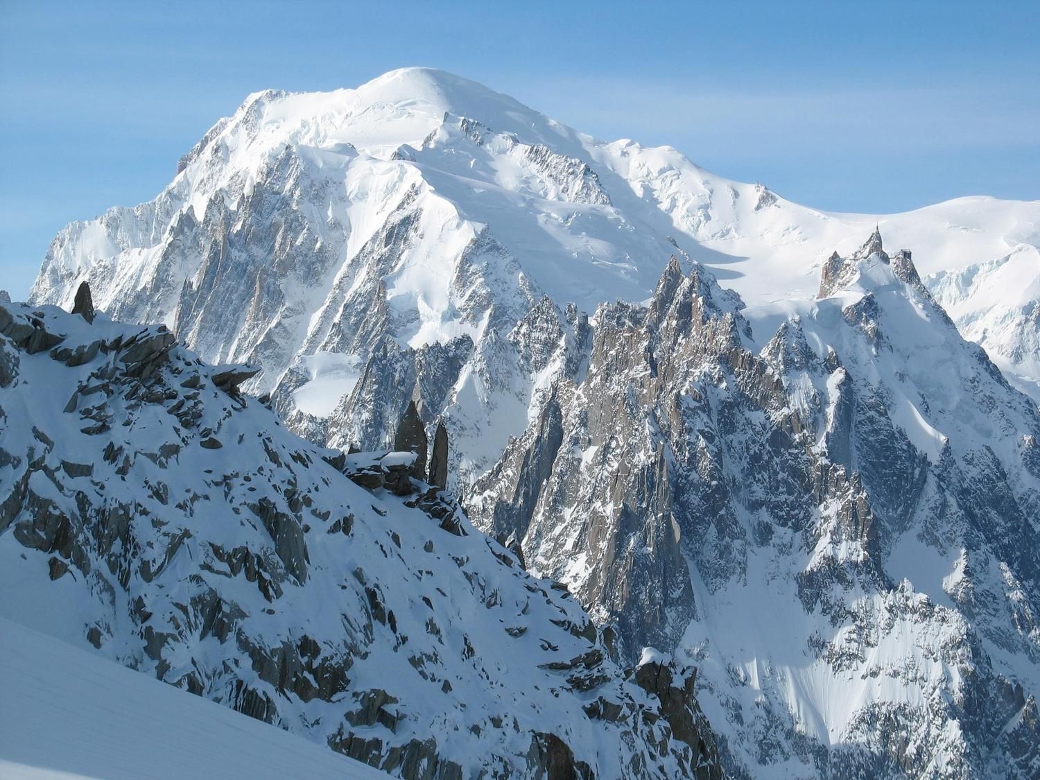 Uitzicht op de Mont Blanc vanaf Grand Montet - Foto Peter Smid