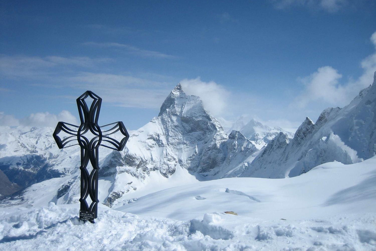 Tete blanche uitzicht op Matterhorn