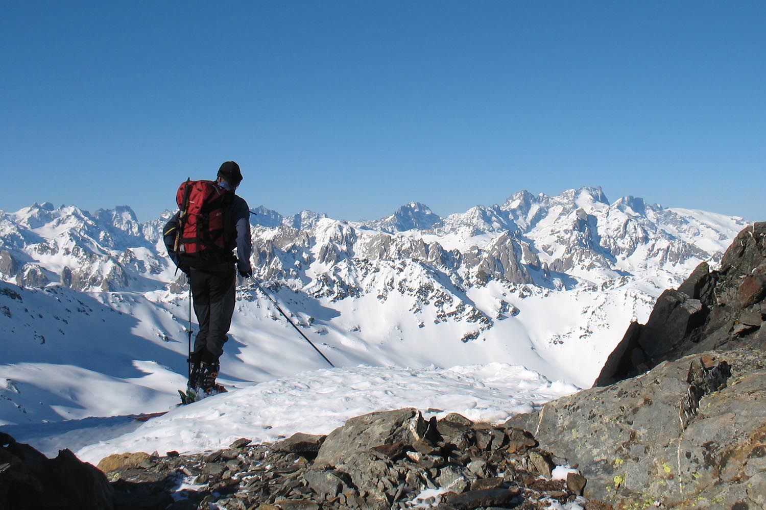 Uitzicht op de Ecrins