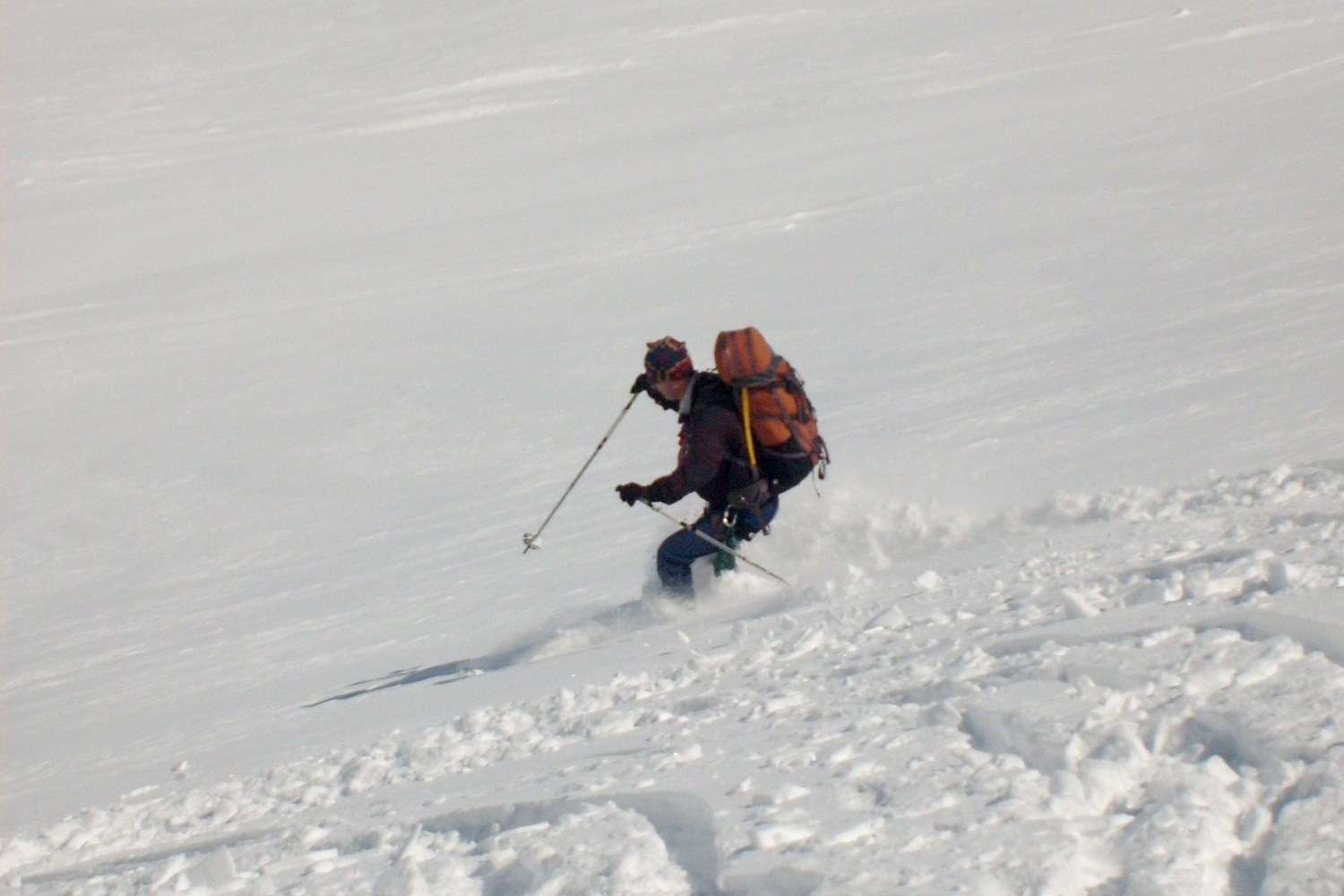 Door de diepe sneeuw