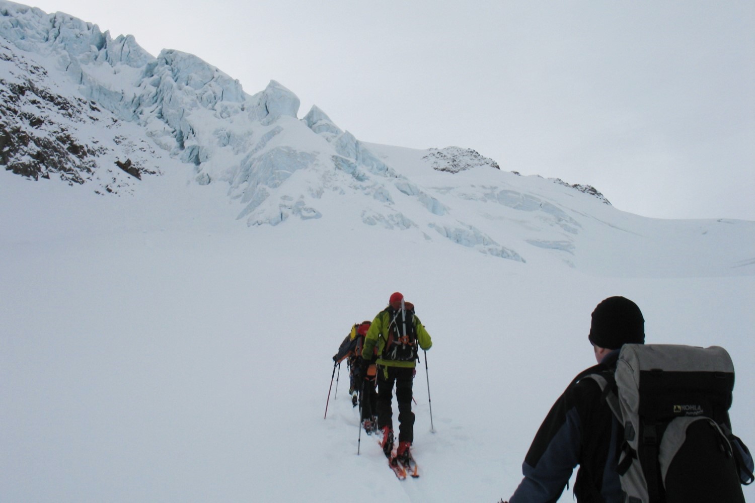 Over de gletsjer naar de Wildspitze